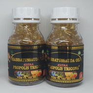 2 botol Habbatussauda Extra Propolis Trigona ASLI 100% (isi 200 Kapsul) Habatussauda madu propolis minyak zaitun