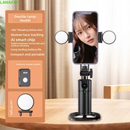 LANAFAY Smartphone Gimbal Stabilizer, 360° Rotating Intelligent Auto Tracking Gimbal, Table Tripod S