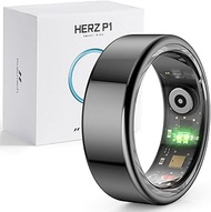 Hertz P1 Smart Ring for Women & Men - (Size 12) 24/7 Health Metrics Fitness Ring, Tracks 20+ Biometr