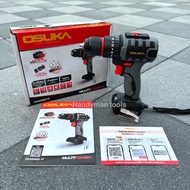 OSUKA สว่าน สว่านแบตเตอรี่ สว่านไร้สาย รุ่น OCHD802-N (ตัวเปล่า) 20V ไร้แปรงถ่าน 3 ระบบ มีระบบเจาะกร