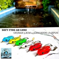 SOFT FRONG AB LURE SIZE 3.8CM WEIGHT 4.5GRM HOOK 1/0 KESTING BAIT