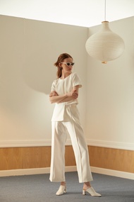 DYLAN FLARED PANTS กางเกงขายาวแต่งเกร็ด