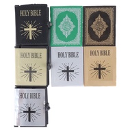 Zerodis Miniature Bible, 1:12 Mini Doll House Pocket Furniture Book Accessories Bible Flip Book Mini