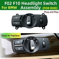 For BMW 7 Series F01 F02 Headlight Switch Assembly 730 740 750 760 Automatic Light Control Switch Kn