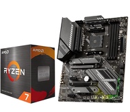 Micro Center AMD Ryzen 7 5700X 8-Core 16-Thread Unlocked Desktop Processor Bundle with MSI MAG X570S