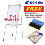 Magnetic Whiteboard Stand Adjustable Economy Flip Chart+Roller 2'x3' 60cm x 90cm  12pcs Whiteboard M