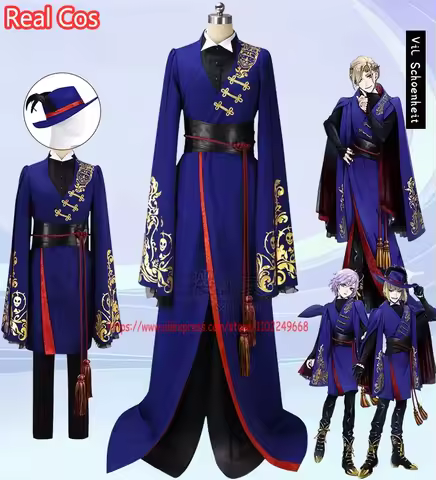 Twisted-Wonderland Pomefiore Vil / Rook / Epel Cosplay Costume Halloween Game Suit Women Men Coat Pa