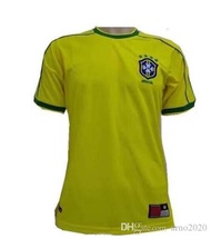 1998 Brasil Soccer Jerseys 2002 Retro Camisetas Carlos Romario Ronaldo Ronaldinho 2004 Camisa de Fut