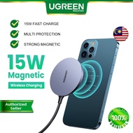 UGREEN 15W Magnetic Wireless Charger Magnet Induction Charger 7.5W Portable Wireless Charging Pad with 1.5M Cable Compatible with iPhone 15 Pro Max 14 Pro 14 Pro Max 13 13 Pro 13 Pro Max 13 Mini 12 12 Pro 12 Pro Max 12 Mini AirPods