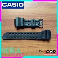 CASIO G-SHOCK FROGMAN GW-200 GW-225 GF-8230 GF-8250 DW-8200 BLACK RUBBER WATCH STRAP