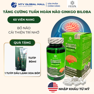 Viên uống hỗ trợ tuần hoàn não Felix Ginkgo Biloba Mg B6 (Mỹ) – Hộp 60 viên