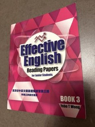 Effective English Reading Papers for Junior Students Book 3