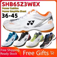 2024 New Yonex 65Z3 Badminton Shoes for Unisex Breathable Hard-Wearing Anti-Slippery Yonex Badminton Shoes for Men Women（with Box）