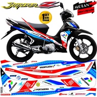 Decal Sticker Striping Variasi Jupiter Z Robot 2010-2013 MOVISTAR /Jupiter Z 2010 /Jupiter Z 2011 /Jupiter Z 2012 /Jupiter Z 2014 /Decal Jupiter Z Robot Lis Jupiter Z Robot Striping Jupiter Z Robot /Polet Jupiter Z Robot /Striping Jupiter Z Robot Movistar