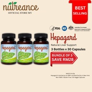 [Bundle of 3] Nutreance Hepagard Liver Support Supplement | Detox Cleanse, Fatty Liver & Daily Liver