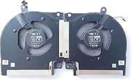Fleshy Leaf CPU+ GPU Cooling Fan Replacement for DELL Alienware X17 R1 X17R1 X17 R2 X17R2 2021 Serie