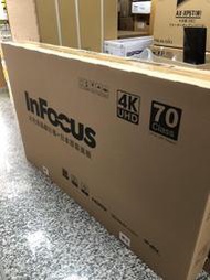 你不問超低特價嗎 InFocus富可視 70吋4K HDR智慧連網液晶 WA-70UA600三年保固