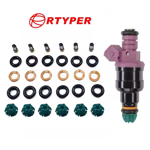 6 Sets FUEL INJECTORS Repair kits 0280150440 FOR BMW E36 328i M3 E39 Z3 M52 M52 B28 FIT BOSCH