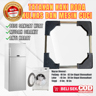 COD -  ALAS KULKAS/RODA KULKAS 1 Pintu/2 Pintu - KUAT KOKOH ANTI KARAT - Tatakan Kulkas 1 Pintu 2 Ba