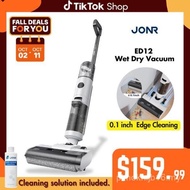 JONR ED12 Cordless Wet Dry Vacuum, Vacuum and Mop Combo in One Go, Edge Cleaning with Self-Cleaning,