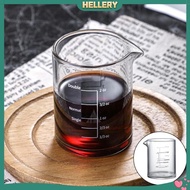 [HellerySG] Clear Glass Espresso Glass Measuring Cup for Measurement 3.38