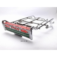 HONDA C50 C70 REAR BAHEL BASKET RACK KOBA CHROME MODEL 3 RECYCLED