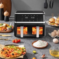 Large Capacity 12L Stainless Steel Air Fryer Multi-Functional Intelligent Double Blend Fryer Modern 