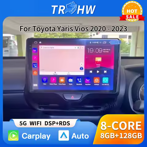 Android 16 Car Multimedia GPS DSP Radio For Toyota Yaris GR Cross XP210 2020-2023 Auto Bluetooth Car