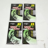 HIJAU Green hammer head shrimp fishing hook 1054BN