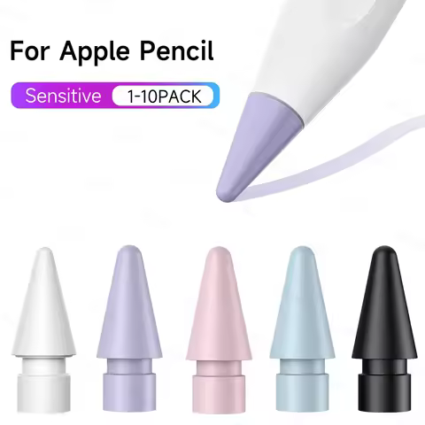 Color Nibs For Apple Pencil 1/2 Replacement Apple Pencil Non-slip High Sensitivity Stylus Pen Tips f
