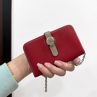 Hermes 愛馬仕 Dogon 紅色 卡包 卡夾 皮夾 皮包 錢包 信用卡卡夾 短夾