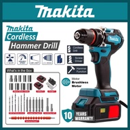 Makita PowerDrill Cordless Drill Cordless Hammer Drill Cordless Impact Drill Bateri Brushless Motor