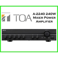TOA Amplifier A-2240 240Watt Mixer Power Amplifier H Version (A2240 / A2240H)