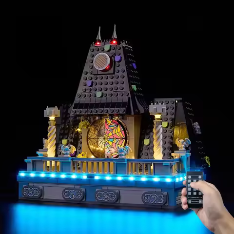 No Model LED Lighting Set Suitable for LEGO Wednesday & Enid's Dorm Room 76781(Excluding Building Bl