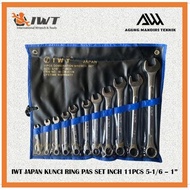 Iwt Combination Wrench Set 5/16" -1" Inch 11 Pcs