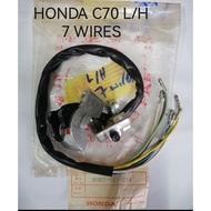 HONDA C50 C65 C70 C90 NOS L/H HANDLE SWITCH 7 WIRES P/N 35300 041 013