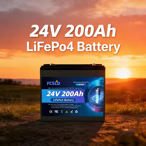 LiFePO4 32700 24V 100Ah/200Ah Battery has built-in 200A rechargeable Ferrous Lithium Phosphate Solar
