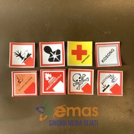 Hazard sticker | Symbol STICKER B3 | Mini Hazard Symbol Sticker