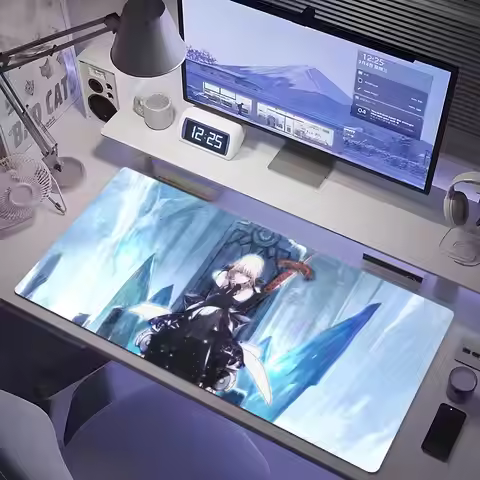 fate saber alter Mouse Pad Tablet mouse Pad Laptop xl desktop mouse pad, cute HD Rainbow Gaming keyb