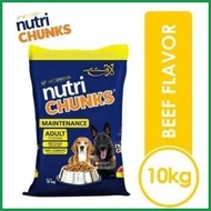 ۞ ❍ ∠ Nutri chunks Adult 10kg