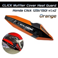 Honda Click 125i/150i V1 V2 V3 Muffler Cover Heat Guard FOR exhaust pipe shield R Kolliee