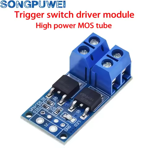 15A 400W MOS FET Trigger Switch Drive Module PWM Regulator Control Panel for arduino DC 5V 12V 36V