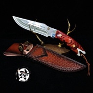 มีดแคมป์​เดินป่า​ จากัวร์​ 9CR18​Mov​ (เหมาะกับการใช้งานทั่วไป)