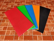 แผ่นยาง EVA สีดำแบบลายหนา 6-10 มิล ขนาด 60x30 และ 50x50ซม.