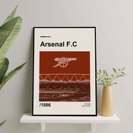 European Football Club Frame Poster Size 10R-16R - Arsenal Frameblock