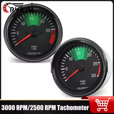 100mm Tachometer 3000 RPM 2500 RPM Heavy Car Truck Boat Tacho Meter 0015428716 673Hz/2500 for Merced