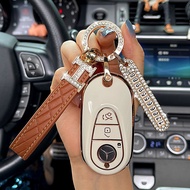 Suitable for New Mercedes-Benz Benz Car Key Cover S-Class S500/S400/S450/A200L/E300/C-Class E-Class 