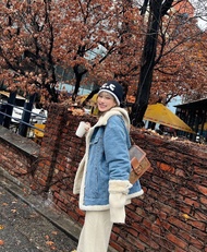 พร้อมส่ง SAC.BKK เสื้อแจ๊กเกตกันหนาวบุขนทั้งตัว สามารถใส่ได้ 2 ด้าน กันหนาวได้ถึงอากาศติดลบ รุ่น She