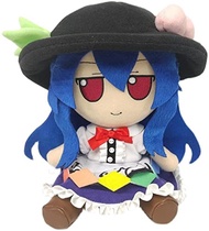 Kunfund Touhou Project Plush Toy Stuffed Doll Hinanawi Tenshi Figure Plushie Puppet Fumo