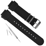 Premium Nylon Strap Compatible with Casio SGW-500 / SGW-300 / SGW-400H / AE-1000W / AE-1100 / AE-120